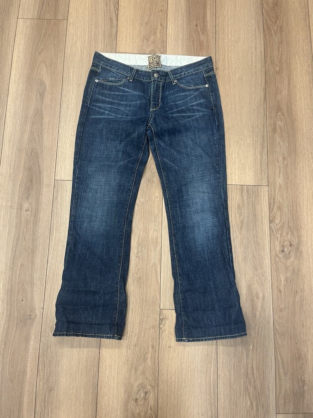 Rich & Skinny Sea Blue Jeans Women’s 28x28 Bootcut Made in USA Premium Denim